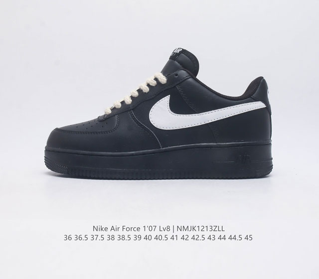 耐克 Nike Air Force 1 07 空军一号af1 低帮百搭休闲运动板鞋 柔软 弹性十足的缓震性能和出色的中底设计 横跨复古与现代的外型结合 造就出风