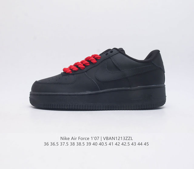 耐克 Nike Air Force 1 07 空军一号af1 低帮百搭休闲运动板鞋 柔软 弹性十足的缓震性能和出色的中底设计 横跨复古与现代的外型结合 造就出风