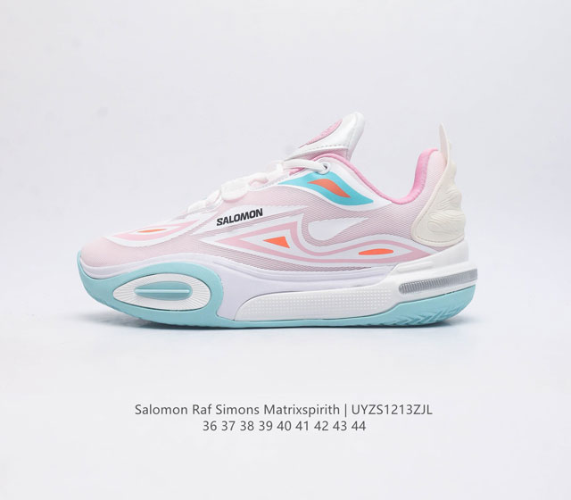 萨洛蒙 Salomon Raf Simons Matrixspirith 运动鞋 缓冲轻量 缓震回弹运动鞋男女士跑鞋 厚底增高老爹鞋一脚蹬慢跑鞋 Salomon