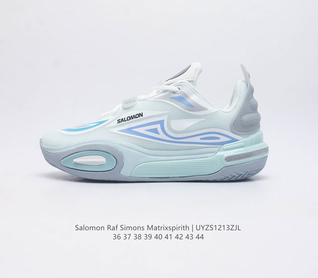 萨洛蒙 Salomon Raf Simons Matrixspirith 运动鞋 缓冲轻量 缓震回弹运动鞋男女士跑鞋 厚底增高老爹鞋一脚蹬慢跑鞋 Salomon