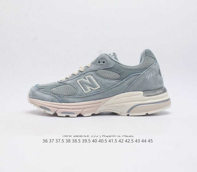 Newbalance 新百伦993系列美产老爹鞋总统经典复古运动鞋纽巴伦993总统慢跑鞋 卓越的舒适性与经典风格相得益彰 打造出我们的 Made In Us 9