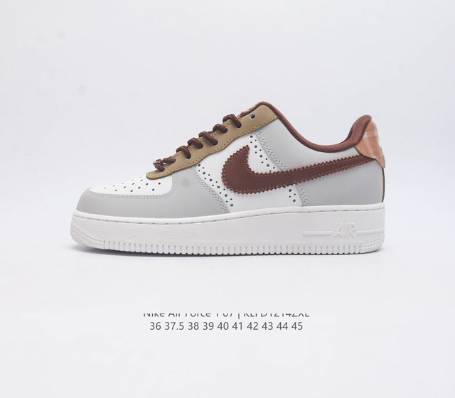 耐克 Nike Air Force 1 07 空军一号af1 低帮百搭休闲运动板鞋 柔软 弹性十足的缓震性能和出色的中底设计 横跨复古与现代的外型结合 造就出风 - 点击图像关闭