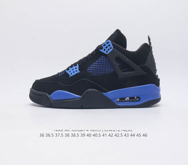 特价 耐克 Nike Air Jordan 4 Retro Og迈克尔 乔丹aj4代乔4 中帮复古休闲运动文化篮球鞋 秉承轻量化的速度型篮球鞋设计思想完成设计