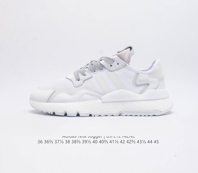 阿迪达斯 Adidas Nite Jogger 全新配色王嘉尔代言款男女士运动鞋 1980年代盛行跑步文化 而adidas Nite Jogger鞋款就在此时诞