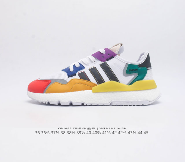 阿迪达斯 Adidas Nite Jogger 全新配色王嘉尔代言款男女士运动鞋 1980年代盛行跑步文化 而adidas Nite Jogger鞋款就在此时诞