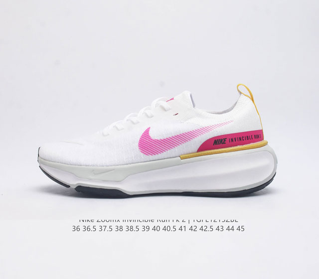 公司级 Nike Zoomx Invincible Run Fk 3 机能风格运动鞋 跑步鞋搭载柔软泡绵 在运动中为你塑就缓震脚感 设计灵感源自日常跑步者 提供