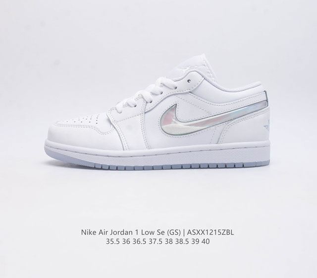 耐克 乔丹air Jordan 1 Low Aj1 乔1 乔丹1代 低帮板鞋复古文化休闲运动篮球鞋 从1985 年面世的元年款汲取设计灵感 采用简洁大方的经典外