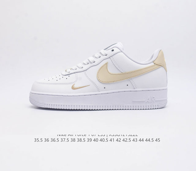 头层皮 耐克 Nike Air Force 1 07 空军一号af1 低帮百搭休闲运动板鞋 柔软 弹性十足的缓震性能和出色的中底设计 横跨复古与现代的外型结合