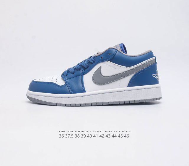 耐克 乔丹air Jordan 1 Low Aj1 乔1 乔丹1代 低帮板鞋复古文化休闲运动篮球鞋 从1985 年面世的元年款汲取设计灵感 采用简洁大方的经典外