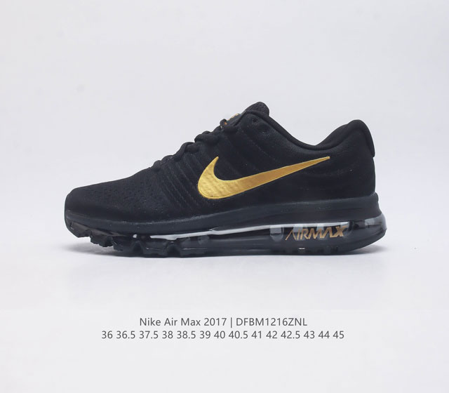 Nike 耐克 Air Max 2017 男女士跑鞋全掌气垫缓震休闲运动跑步鞋 Nikeair Max2017是nike Air Max系列的2017年旗舰款跑