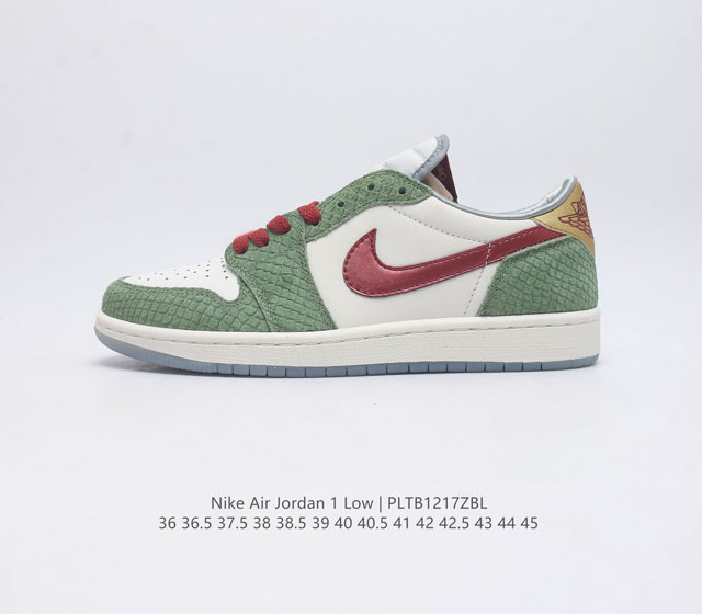 耐克 乔丹air Jordan 1 Low Aj1 乔1 乔丹1代 低帮板鞋复古文化休闲运动篮球鞋 从1985 年面世的元年款汲取设计灵感 采用简洁大方的经典外