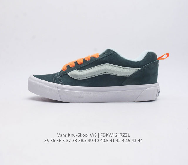 万斯 Vans Knu-Skool Vr3 Lx 面包鞋 坎普尔 茱利安系列低帮复古硫化休闲运动板鞋 肥胖版大logo 要说整个 年最为热门的鞋型之一 面包鞋