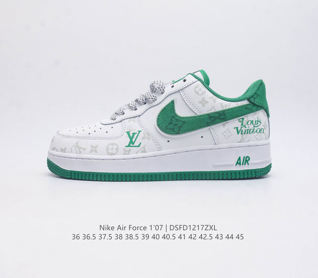 耐克 Nike Air Force 1 07 空军一号af1 低帮百搭休闲运动板鞋 柔软 弹性十足的缓震性能和出色的中底设计 横跨复古与现代的外型结合 造就出风