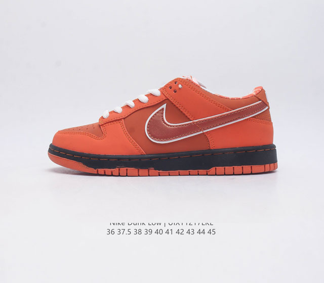 耐克 Nike Sb Dunk Low Pro 男 女滑板鞋 经典复古运动鞋 采用低帮设计 塑就经典 Dunk 风格 鞋垫后跟搭载 Zoom Air 气垫 加衬