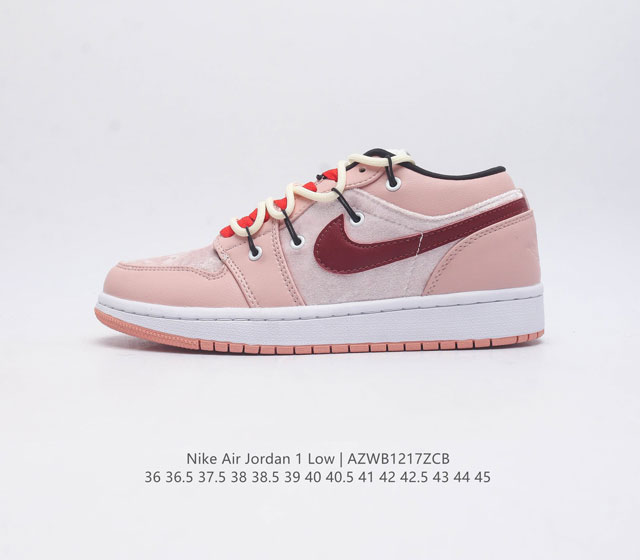 耐克 Nike Air Jordan1 Low Aj1乔丹一代 Aj1 乔1 乔丹1代 解构绑带 低帮经典复古文化休闲运动篮球鞋 原鞋开模 拒绝公底 购置原厂同