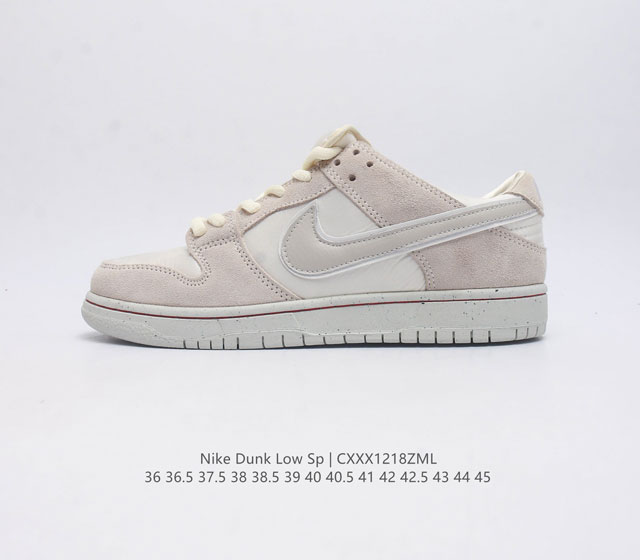 耐克nike Dunk Low 板鞋 Sb系列经典百搭休闲运动板鞋加厚鞋舌的填充 使舒适性大大提升 同时也更方便穿脱中底部分则加入了脚感柔软舒适zoomair气