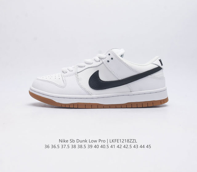 特价 耐克 Nike Sb Dunk Low Pro 男 女滑板鞋 经典复古运动鞋 采用低帮设计 塑就经典 Dunk 风格 鞋垫后跟搭载 Zoom Air 气垫