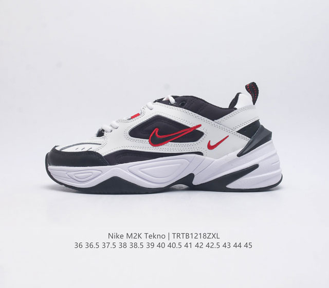 耐克 Nike M2K Tekno 男女子运动鞋厚底老爹鞋经典复古休闲慢跑鞋 从 Monarch 系列汲取灵感 以太空时代细节演绎未来风范 分层鞋面借鉴自元年款