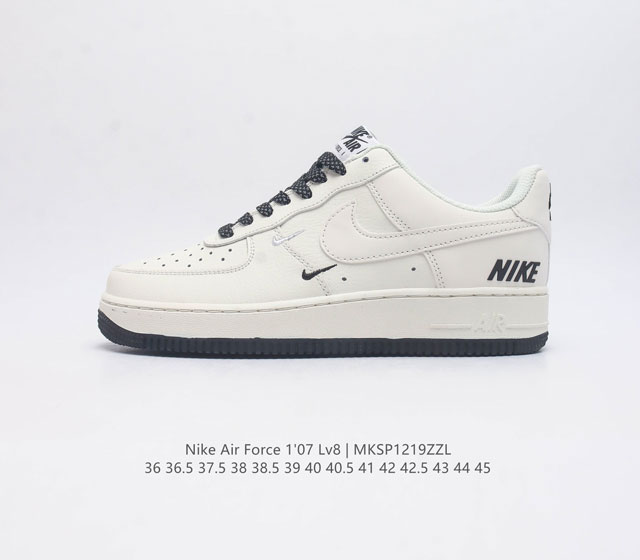 耐克 Nike Air Force 1 07 空军一号af1 低帮百搭休闲运动板鞋 柔软 弹性十足的缓震性能和出色的中底设计 横跨复古与现代的外型结合 造就出风