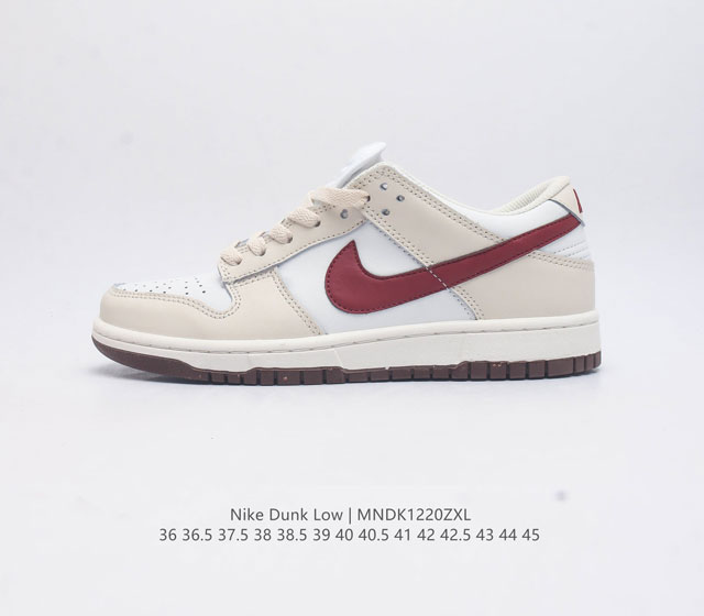 耐克nike Dunk Low 板鞋 Sb系列经典百搭休闲运动板鞋加厚鞋舌的填充 使舒适性大大提升 同时也更方便穿脱中底部分则加入了脚感柔软舒适zoomair气