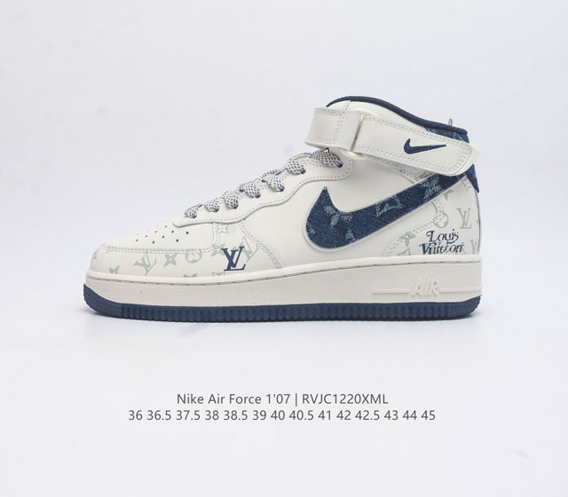 公司级 Af1耐克 Nike Air Force 1 07 Low 空军一号 高帮 Lv联名 原楦头原纸板 打造纯正空军版型 专注外贸渠道 全掌内置蜂窝气垫 原