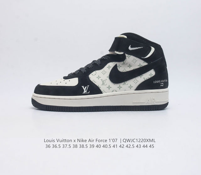 公司级 Af1耐克 Nike Air Force 1 07 Mid 中高帮空军一号 原楦头原纸板 打造纯正空军版型 专注外贸渠道 全掌内置蜂窝气垫 原盒配件 原