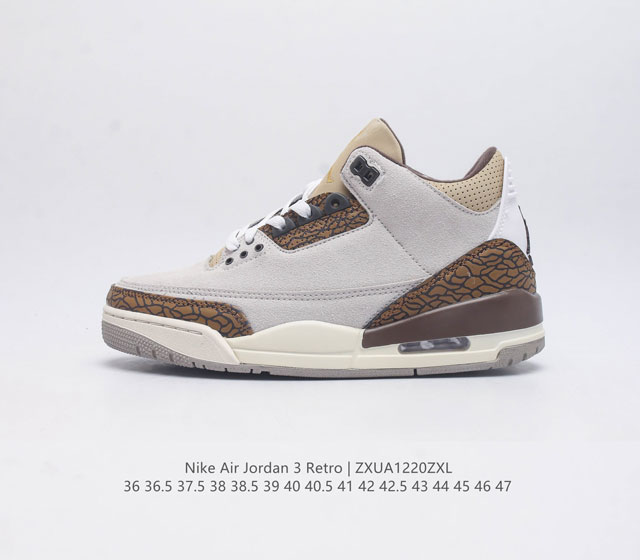 耐克 乔丹 Aj3 耐克 Nike Air Jordan 3 Retro Se 乔3 复刻篮球鞋 乔丹3代 三代 男女子运动鞋 作为 Aj 系列中广受认可的运动