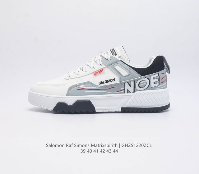 Salomon 秋冬新款萨洛蒙 Raf Simons Matrix Spirith 潮流百搭板鞋 休闲靴子经典运动鞋 拥有几十年的标志 一款跨越几代 突破边界