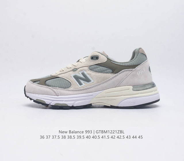 Newbalance 新百伦993系列美产老爹鞋总统经典复古运动鞋纽巴伦993总统慢跑鞋 卓越的舒适性与经典风格相得益彰 打造出我们的 Made In Us 9