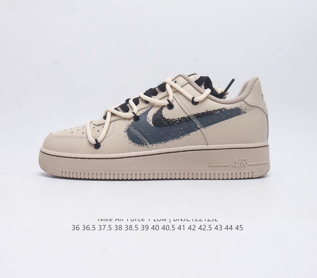 公司级 Af1耐克 Nike Air Force 1 07 Low 空军一号 低帮 解构绑带 Lv联名 原楦头原纸板 打造纯正空军版型 专注外贸渠道 全掌内置蜂