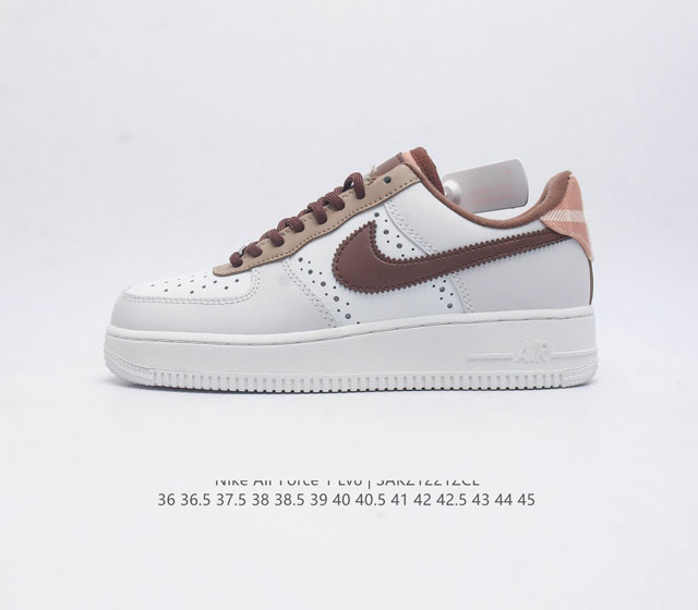 头层皮含气垫 耐克 Nike Air Force 1 07 空军一号af1 低帮百搭休闲运动板鞋 柔软 弹性十足的缓震性能和出色的中底设计 横跨复古与现代的外型