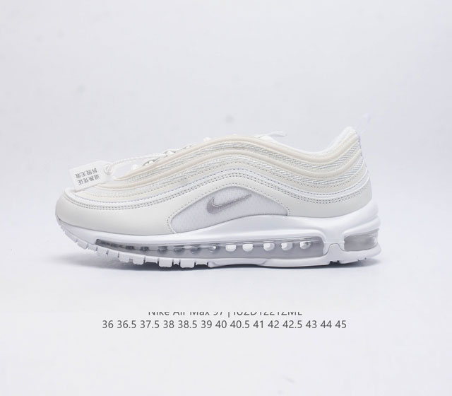 公司级 耐克nike休闲鞋 经典 气垫 Air Max 97 子弹气垫低帮运动鞋 Air Max '97 运动跑鞋以流线型鞋身和卓越科技为热爱运动的你造就全方位