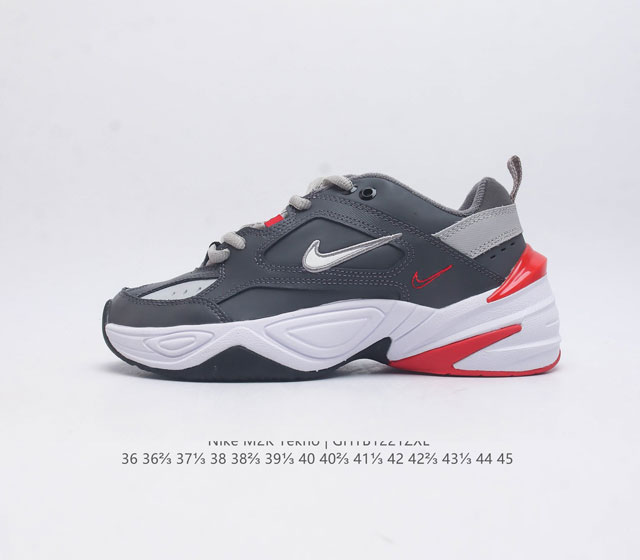 耐克 Nike M2K Tekno 男女子运动鞋厚底老爹鞋经典复古休闲慢跑鞋 从 Monarch 系列汲取灵感 以太空时代细节演绎未来风范 分层鞋面借鉴自元年款