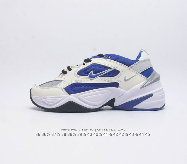 耐克 Nike M2K Tekno 男女子运动鞋厚底老爹鞋经典复古休闲慢跑鞋 从 Monarch 系列汲取灵感 以太空时代细节演绎未来风范 分层鞋面借鉴自元年款