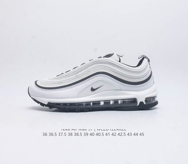 公司级 耐克nike休闲鞋 经典 气垫 Air Max 97 子弹气垫低帮运动鞋 Air Max '97 运动跑鞋以流线型鞋身和卓越科技为热爱运动的你造就全方位