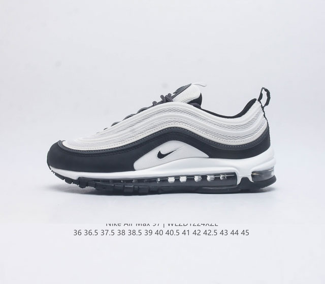 公司级 耐克nike休闲鞋 经典 气垫 Air Max 97 子弹气垫低帮运动鞋 Air Max '97 运动跑鞋以流线型鞋身和卓越科技为热爱运动的你造就全方位