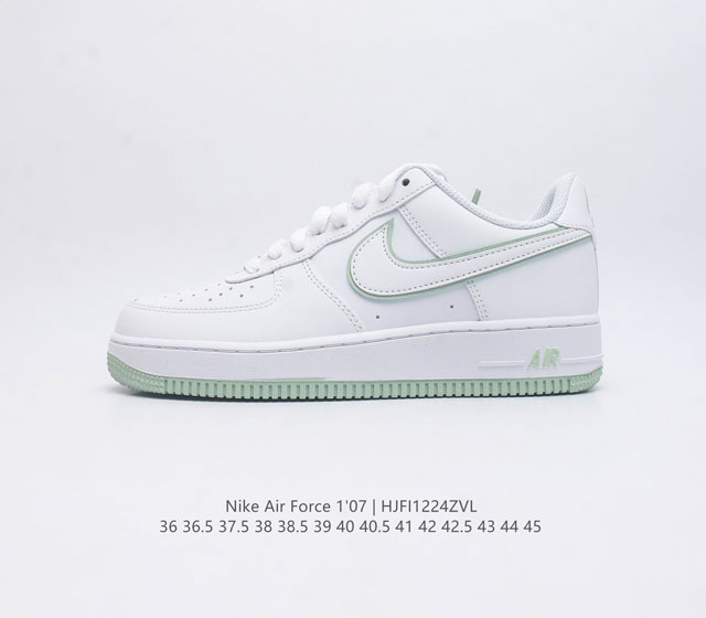 耐克 Nike Air Force 1 07 空军一号af1 低帮百搭休闲运动板鞋 柔软 弹性十足的缓震性能和出色的中底设计 横跨复古与现代的外型结合 造就出风