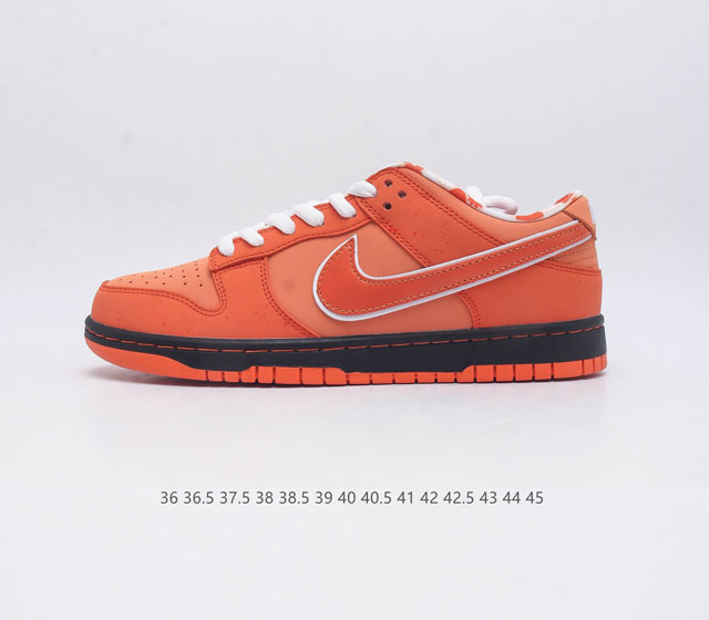 真标concepts X Nk Sb Dunk Low Orange Lobster 橙龙虾 全新 橙龙虾 Dunk Sb 并且还得到了 Concepts 主理