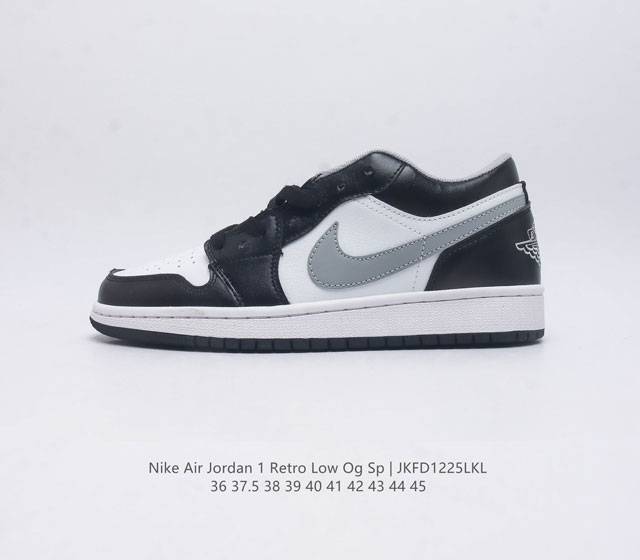 耐克 乔丹air Jordan 1 Low Aj1 乔1 乔丹1代 低帮板鞋复古文化休闲运动篮球鞋 从1985 年面世的元年款汲取设计灵感 采用简洁大方的经典外