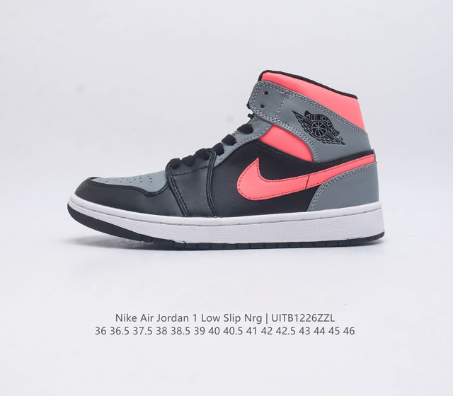 耐克 Nike Air Jordan 1 Mid 男女子篮球鞋时尚轻盈板鞋aj1乔1运动鞋 乔丹一代 高帮复古休闲篮球鞋 Air Jordan 1 Mid 搭载