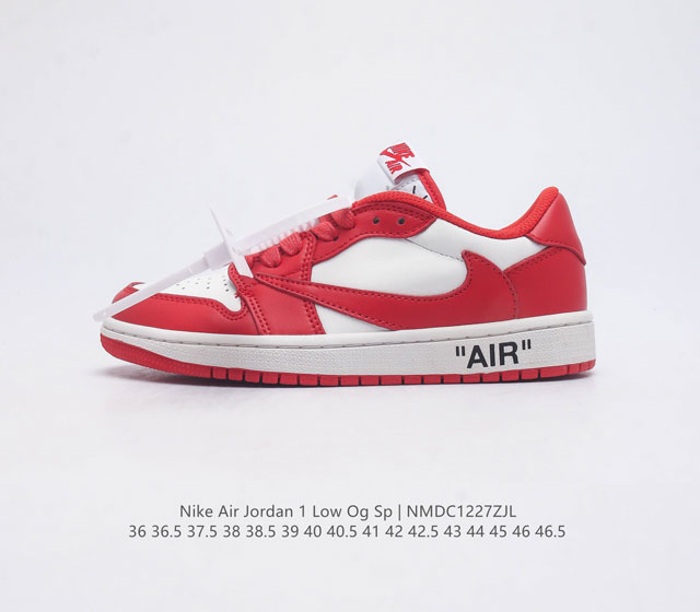 耐克 Nike Air Jordan 1 Low Og Sp Aj1乔1 倒勾 低帮篮球鞋 Aj1 乔丹1代 Aj1 乔1 反向脚趾复古运动鞋 潮鞋推荐好看不贵