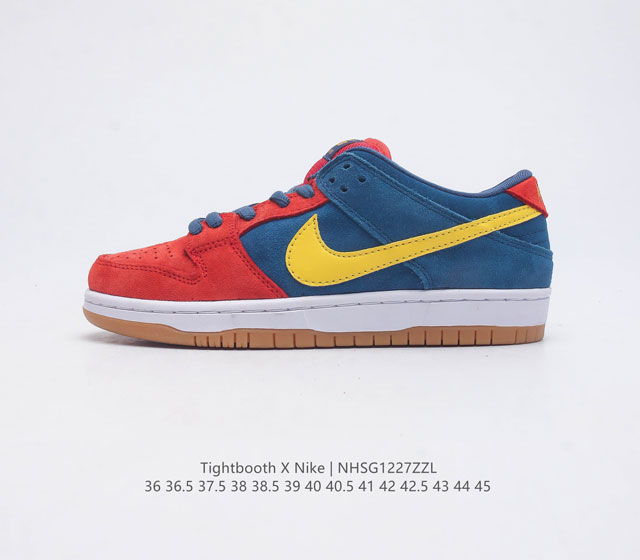 真标 耐克 Nike Dunk Low 运动鞋 复古滑板鞋 Sb系列经典运动鞋 采用天然皮革 经久耐穿 塑就如元年款 Dunk 般的复古质感 鞋头透气孔 搭配鞋