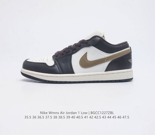 耐克 乔丹air Jordan 1 Low Aj1 乔1 乔丹1代 低帮板鞋复古文化休闲运动篮球鞋 从1985 年面世的元年款汲取设计灵感 采用简洁大方的经典外