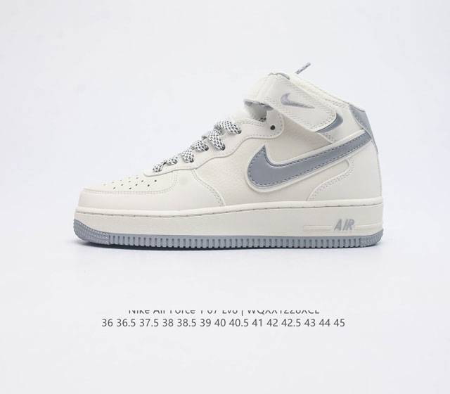 公司级 Af1耐克 Nike Air Force 1 07 Mid 中高帮空军一号 原楦头原纸板 打造纯正空军版型 专注外贸渠道 全掌内置蜂窝气垫 原盒配件 原