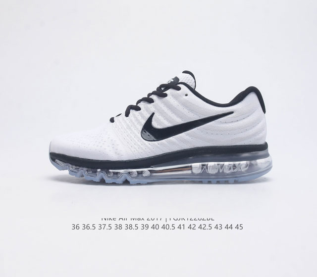 Nike 耐克 Air Max 2017 男女士跑鞋全掌气垫缓震休闲运动跑步鞋 Nikeair Max2017是nike Air Max系列的2017年旗舰款跑