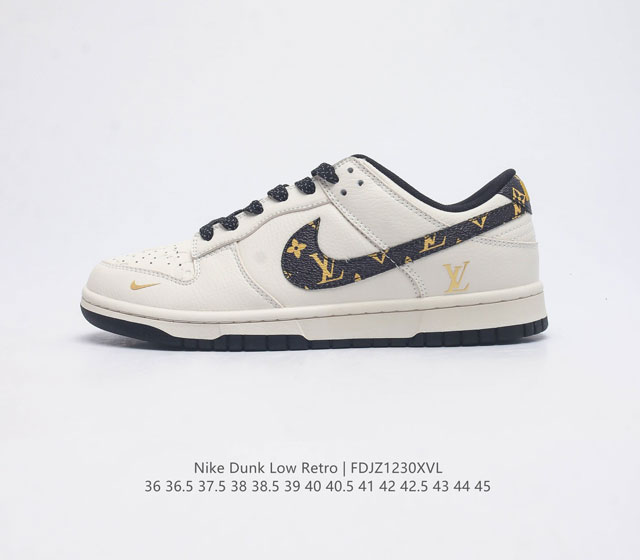 耐克 Nike Sb Dunk Low Pro 男 女滑板鞋 经典复古运动鞋 采用低帮设计 塑就经典 Dunk 风格 鞋垫后跟搭载 Zoom Air 气垫 加衬