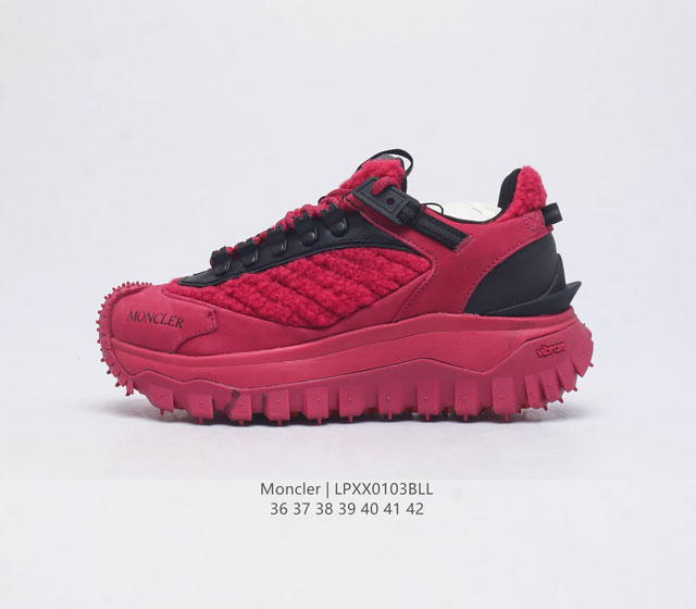 Moncler 盟可睐 蒙口 Trailgrip Gtx 抗撕裂材质山地户外鞋 鞋身采用cordura防撕裂尼龙 Gore-Tex防水材质 中底内置全掌碳板 支