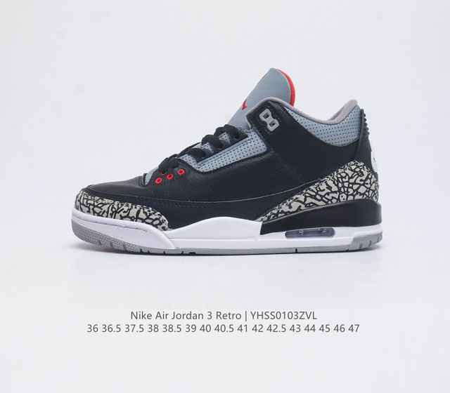 耐克 乔丹 Aj3 耐克 Nike Air Jordan 3 Retro Se 乔3 复刻篮球鞋 乔丹3代 三代 男女子运动鞋 作为 Aj 系列中广受认可的运动