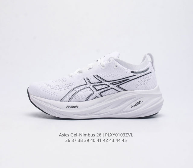 Asics Gel Nimbus26 2024 01#亚瑟士#跑步鞋 超厚底增高百搭老爹鞋 最舒适跑鞋 中底两大独家科技都带来全新能量 造就历来最软弹的 Gel