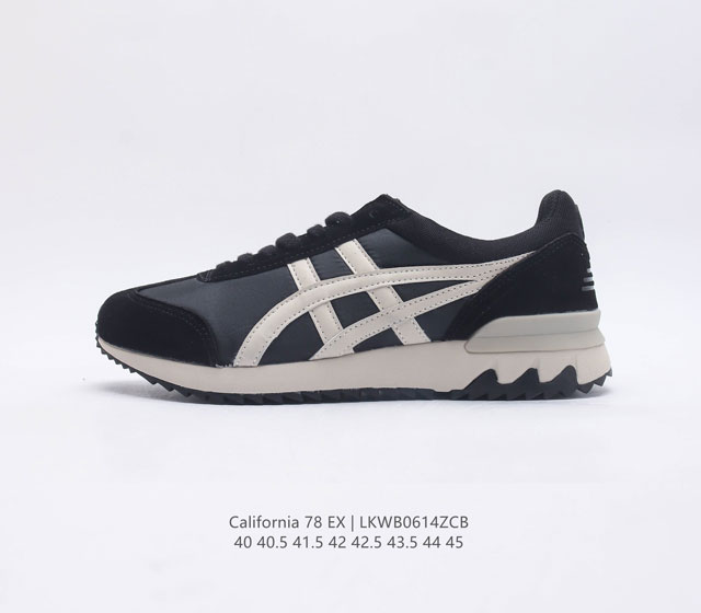 Onitsuka Tiger 鬼塚虎 经典款california 78 Ex 男士复古慢跑鞋运动休闲鞋厚底复古减震慢跑鞋 Onitsuka Tiger Cali